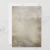 Landelijke Kanten Vervallen BABY Uitnodiging (Achterkant)