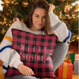Landelijke Kerst Plaid Prettig Kerstfeest Kussen