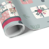 Landelijke kerstavond cadeaupapier (Rol Hoek)