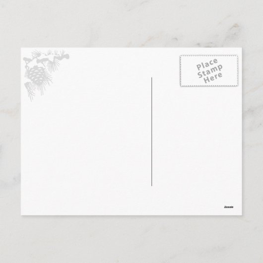  landelijke Kerstavond Genre Schilderij Feestdagenkaart (Achterkant)