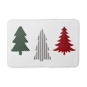 Landelijke kerstbomen Bath Mat (Voorkant)