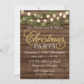 Landelijke Kerstfeest Uitnodiging (Voorkant)