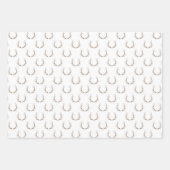 Landelijke kerstrustige rendierantaarns inpakpapier vel (Voorkant)