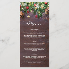 Landelijke Kerstvakantie Dinerfeest Menu