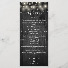 Landelijke kerstverlichting Zwarte schuur houten b Menu