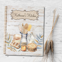 Landelijke Keuken Bakgerei Receptenboek Notitieboek