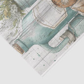 LANDELIJKE KEUKEN DECOUPAGE TISSUEPAPIER (Detail)