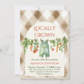 Landelijke Kledingleine Boerderij Lokaal Geteelde  Kaart (Voorkant)