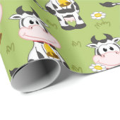 Landelijke Koeien Cadeaupapier (Rol Hoek)