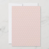 Landelijke krans babyshower uitnodiging (Achterkant)