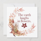 Landelijke krans bloemkaart (Voorkant)
