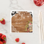 Landelijke Laarzen Cowgirl Westerse Bruidsdouche Servet (Insitu)