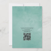 Landelijke landelijke eucalyptus anemoon QR-code b Kaart (Achterkant)