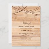 Landelijke landelijke houten & metselwerk glazen s kaart (Voorkant)