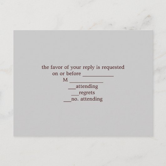 landelijke landelijke roos metson jar trouw-rsvp uitnodiging briefkaart (Achterkant)