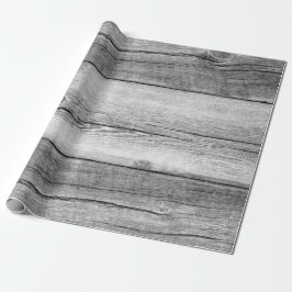 Landelijke landelijke trouwbarn hout cadeaupapier