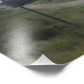 Landelijke Landweg Foto Afdruk (Hoek)