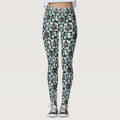 Landelijke Lapjes Bloemen Leggings (Voorkant)
