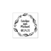 Landelijke lauweren en rozen landelijke krans | Tr Rubberstempel (Afrduk)