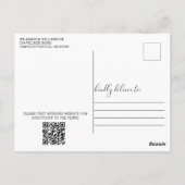 Landelijke lauwerkrans kraft bruiloft uitnodiging (Achterkant)