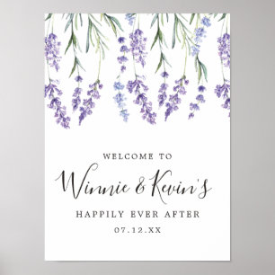 Landelijke lavender Weddenschap Poster