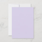 Landelijke lente bloemige elegante trouw RSVP kaar Kaartje (Achterkant)