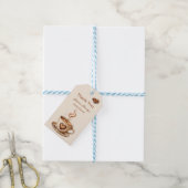 Landelijke Liefde Broeit Dank Je Bruidsfeestje Cadeaulabel (Met Touw)