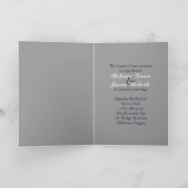 landelijke marineblauwe jute kant landelijke trouw (Binnen)