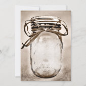 Landelijke Mason Jar uitnodiging sjabloon (Achterkant)