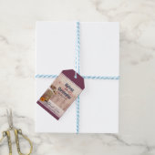 Landelijke melkkan landelijke trouwerij bedankt cadeaulabel (Met Touw)