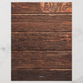 Landelijke metselkoordlampjes huwelijksreis fonds briefhoofd (Achterkant)