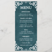 Landelijke Mexicaanse Trouw Menu Kaart (Voorkant)