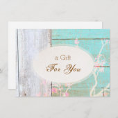 Landelijke Mode, alleenverkoop, cadeaubon (Voorkant / Achterkant)