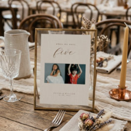 Landelijke moderne script kinderfoto's als kaart