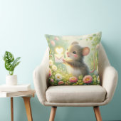 Landelijke Muis Liefdesbrief Weide Kussen (Stoel)