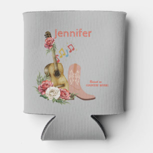 Landelijke muziek gepersonaliseerd blikjeskoeler
