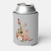 Landelijke muziek gepersonaliseerd blikjeskoeler (Blikje Achterkant)