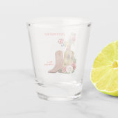 Landelijke muziek gepersonaliseerd shot glas (Achterkant)