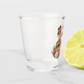 Landelijke muziek gepersonaliseerd shot glas (Links)