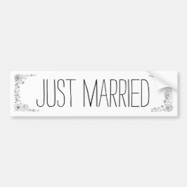 Landelijke 'Net getrouwd' bumpersticker