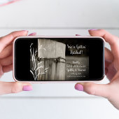 Landelijke omheiningspaal landelijke boerderij bru save the date