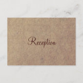 Landelijke Oranje Gerber Madeliefjes Trouw Ontvang Informatiekaartje (Achterkant)