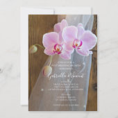 Landelijke Orchideeën Boerderij Bruiloft Brunch na Kaart (Voorkant)