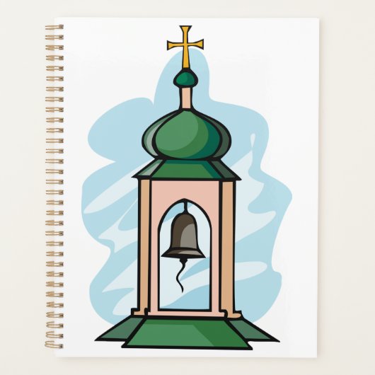 Landelijke Orthodoxe Kerk Klokkentoren Planner (Voorkant)