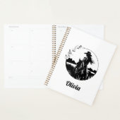 Landelijke Paard Cowgirl Westerse Gepersonaliseerd Planner (Display)