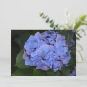 Landelijke Paarse Hydrangea macrophylla Kaart (Staand voorkant)
