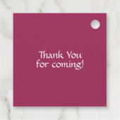 Landelijke Pastel Bloem Terrarium Tuin Bruiloft Bedankjes Labels (Achterkant)