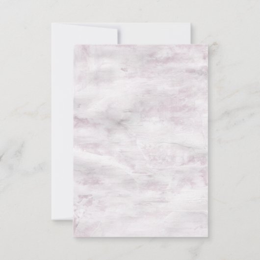 landelijke pastel botanische reactie trouwkaart RSVP kaartje (Achterkant)