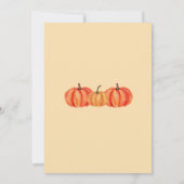 Landelijke Pastel Oranje Gingham Vriendendankfeest Kaart (Achterkant)