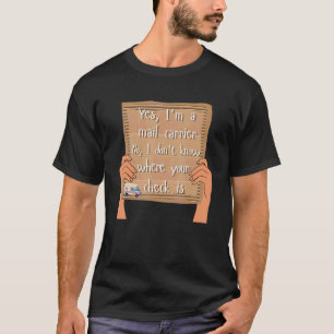Landelijke postbezorger Mailman City Postal Worker T-shirt